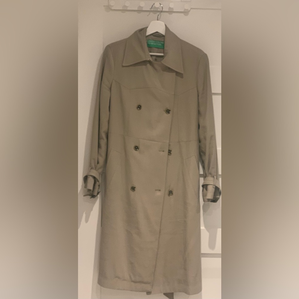 United Colors Of Benetton Khaki Trench Coat